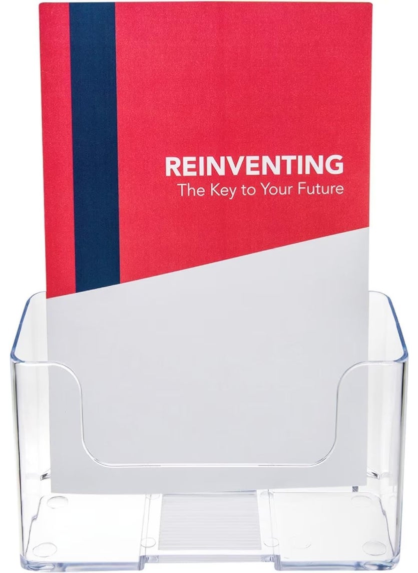 Deflecto deflecto 74901 DocuHolder for Countertop or Wall Mount Use 6 12w x 3 34d x 7 34h Clear  - Image 3