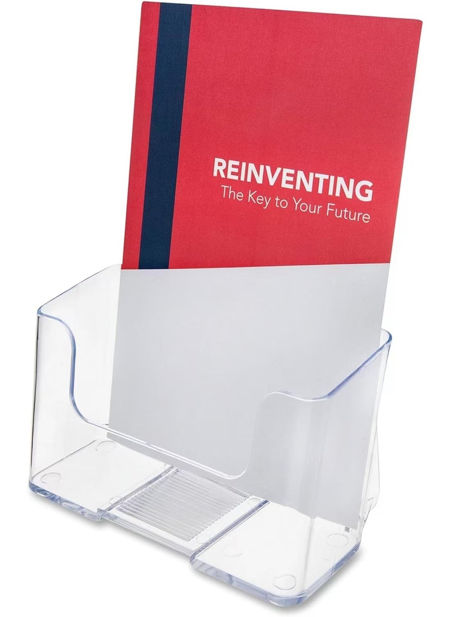 Deflecto deflecto 74901 DocuHolder for Countertop or Wall Mount Use 6 12w x 3 34d x 7 34h Clear  - Image 2