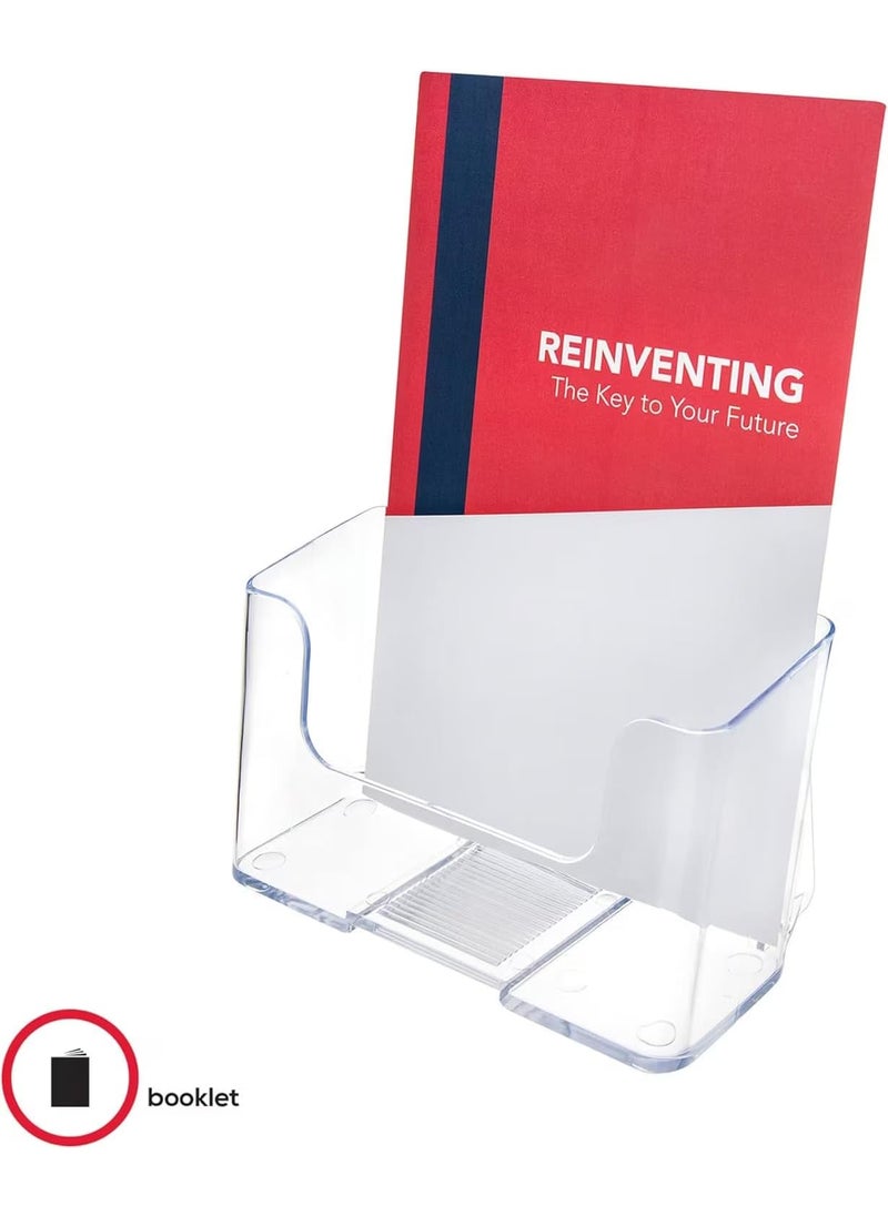 Deflecto deflecto 74901 DocuHolder for Countertop or Wall Mount Use 6 12w x 3 34d x 7 34h Clear  - Image 5