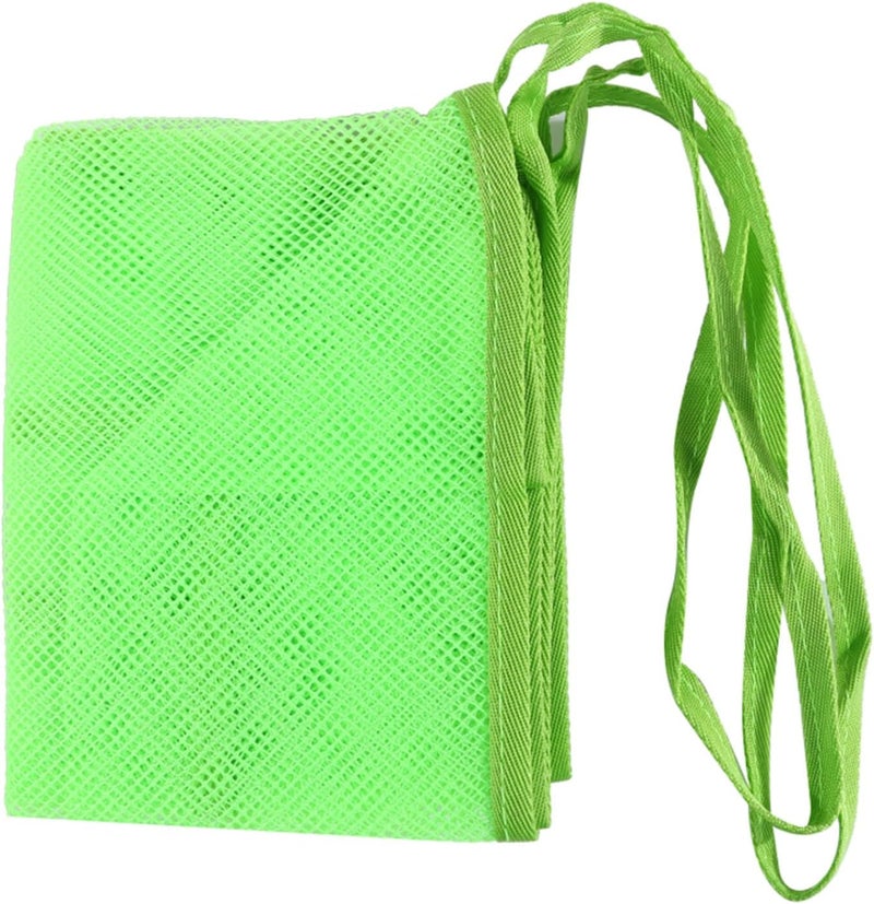 cheekyglo Large Mesh Tote Foldable with Pouch for Pool Towels Bath Storage Seashells Travel Vacation Durable Pool Tote,Light Green - Image 5