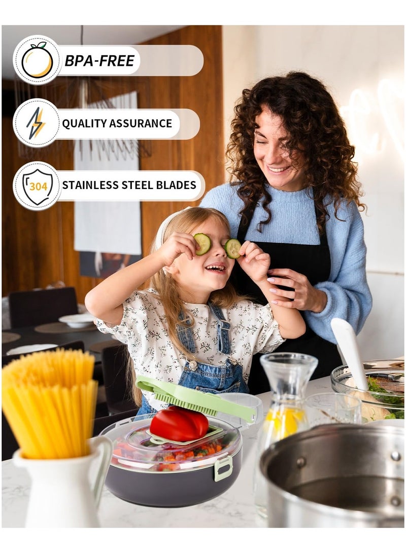 ارواق قطاعة خضروات ماندولين متعددة الوظائف، قطاعة بصل احترافية، قطاعة طعام، قطاعة يدوية مندولين - قطاعة بطاطس، قطاعة خضار، قطاعة بصل، مبشرة جبن جوليان - Image 4