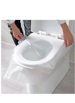 هاي هومي طقم غطاء مقعد المرحاض للاستخدام لمرة واحدة مكون من 200 قطعة  - Image 4