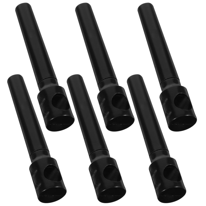 6 Pcs Manual Corkscrew Set Portable Plastic Wine Bottle Opener For Travel Bar Kitchen - Image 2