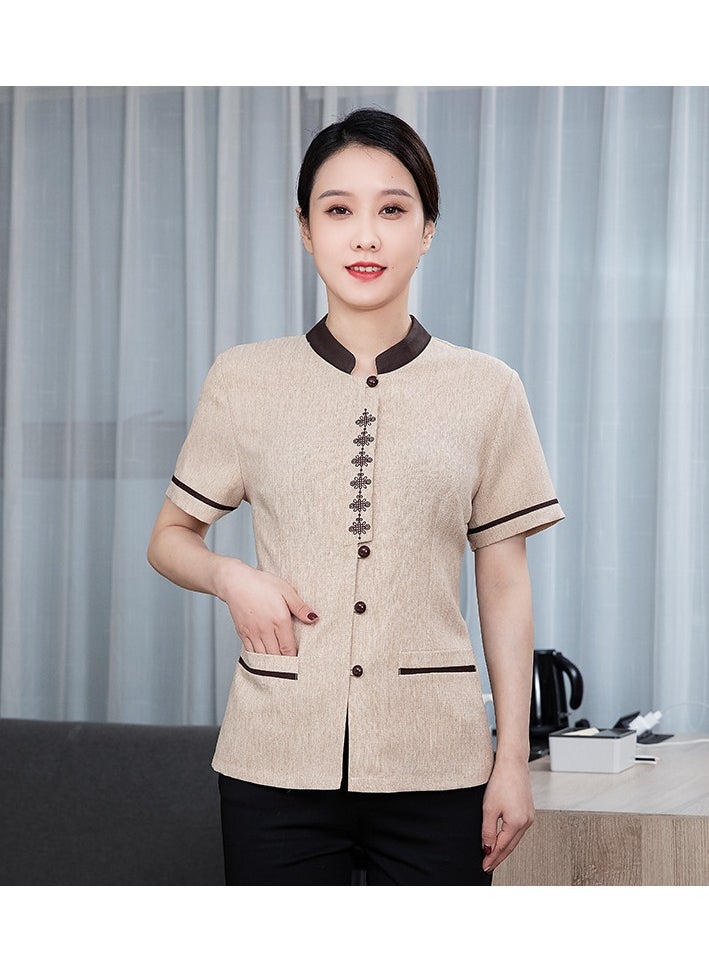 KUYING New Summer Cleaner Work Clothes 