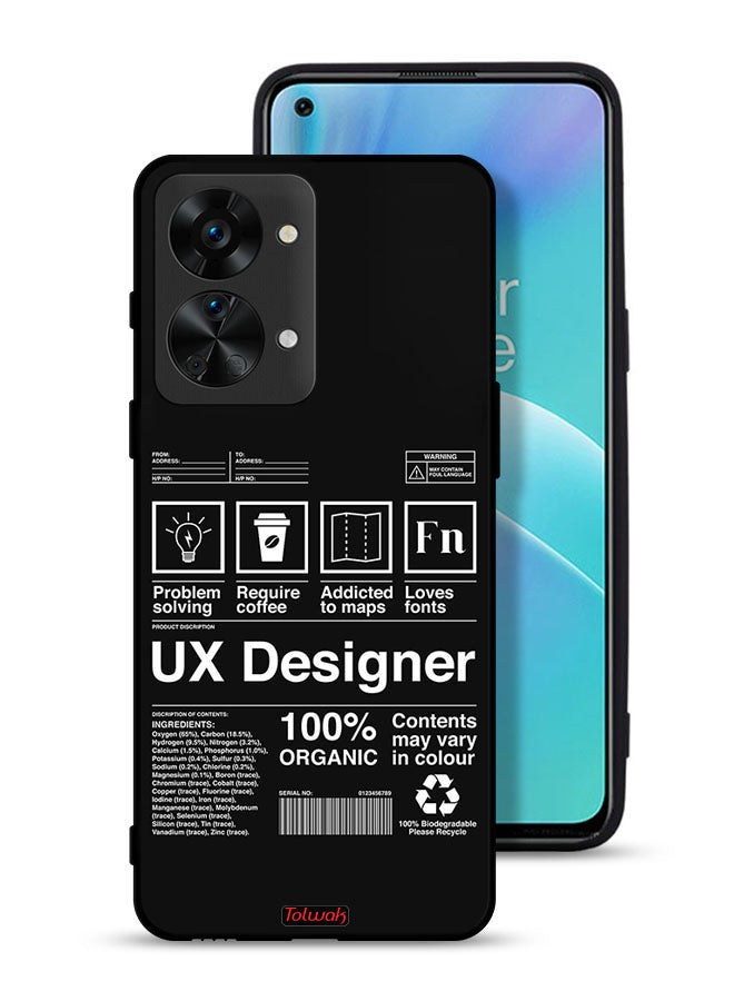 Tolwak OnePlus Nord 2T 5G Protective Case Cover Ux Designer Sticker - Image 1