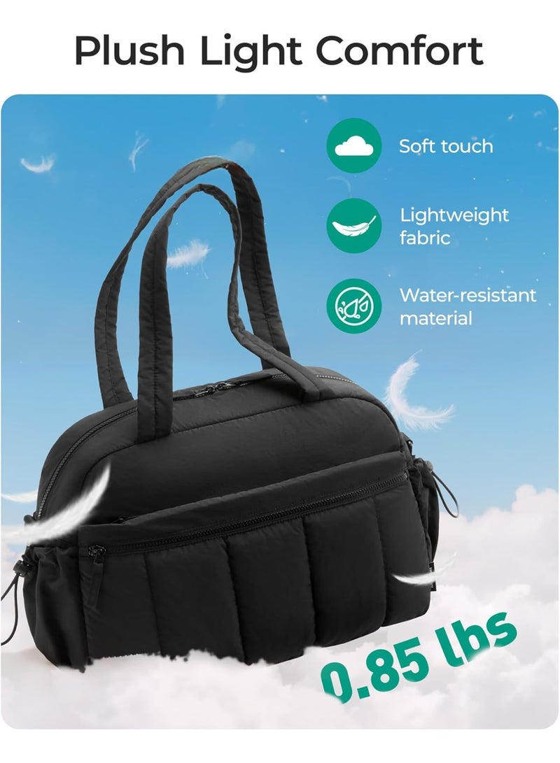 Arabest Gym Bag for Women, Duffle Bag for Travel with Wet Pocket, Lightweight Carry on Weekender Duffel, Water Resistant - Image 4