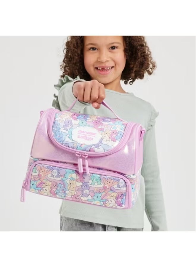 Smiggle Children's Double-Layer Insulated Lunch Bag with Cartoon Print, Student Lunchbox, Portable Large Capacity Food Carrier Bag - Image 3