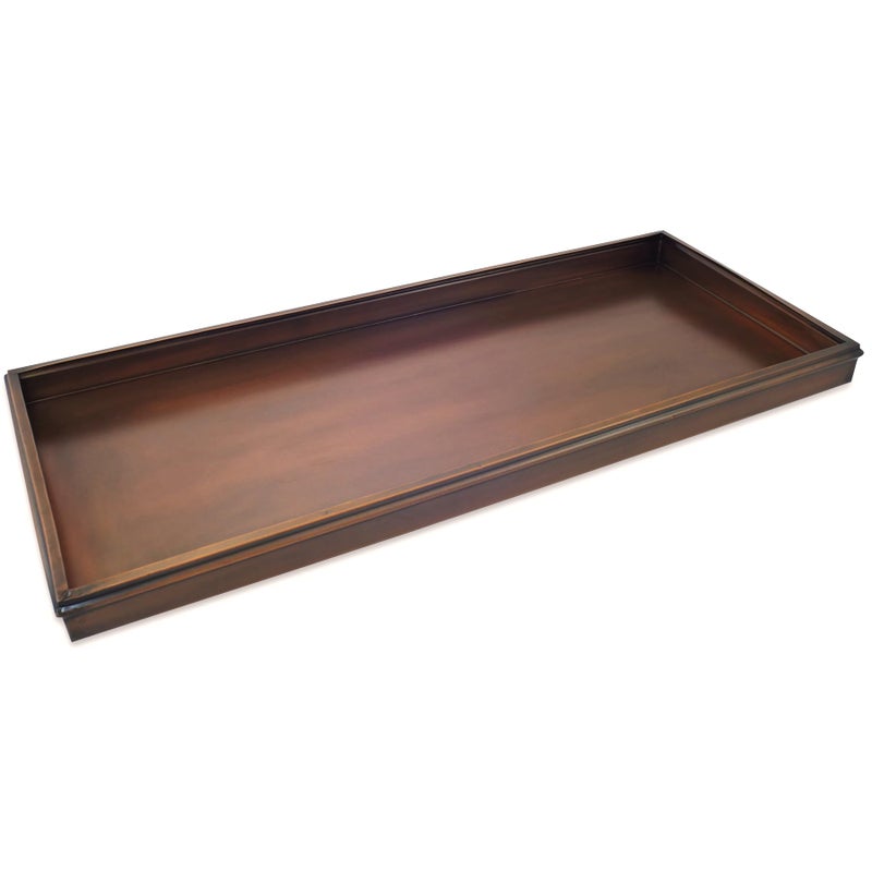 Good Directions Large Boot Tray Classic MultiPurpose All Weather Decorative Boot Tray Shoes Plants Garage Patio Door Pet Bowls 34 inch Entry Indoor Shoe Tray Brown Copper Finish