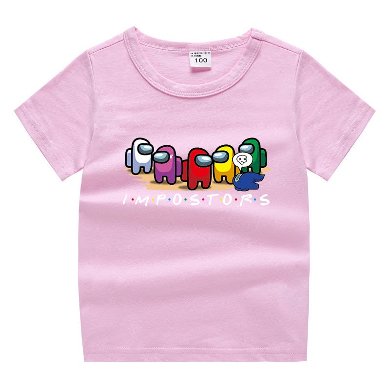2023 New Children'S Wear Children'S Summer Short-Sleeved T-Shirt Boys And Girls Cotton Base Shirt Baby'S Half-Sleeved T-Shirt Children'S Top - Image 3