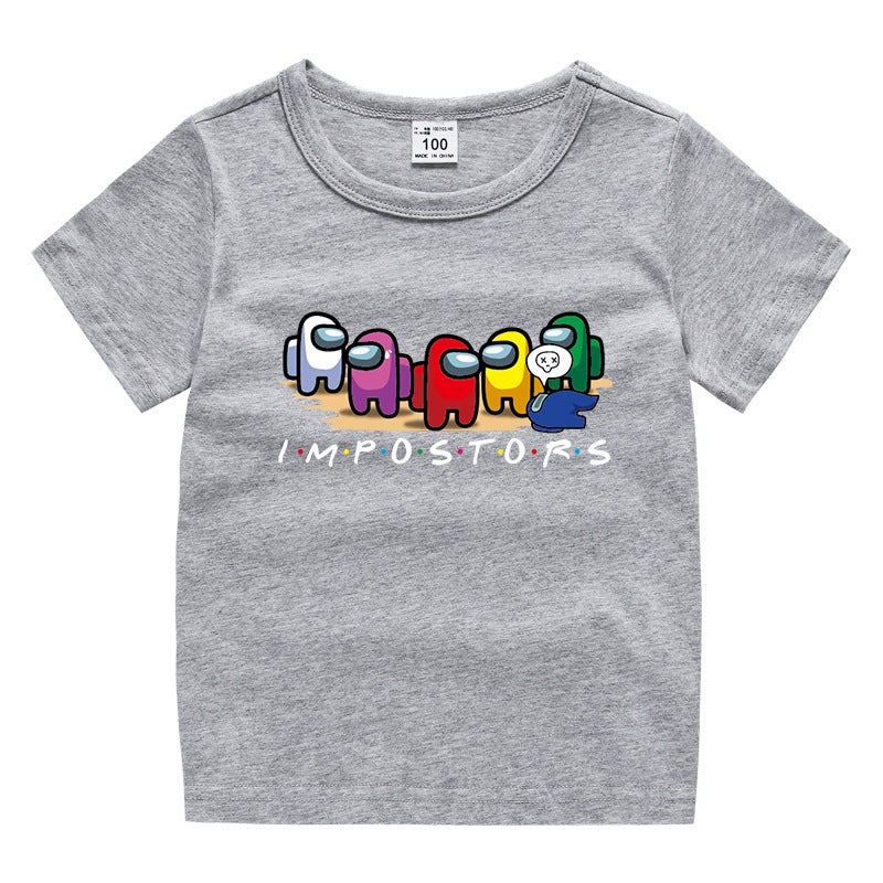 2023 New Children'S Wear Children'S Summer Short-Sleeved T-Shirt Boys And Girls Cotton Base Shirt Baby'S Half-Sleeved T-Shirt Children'S Top - Image 4