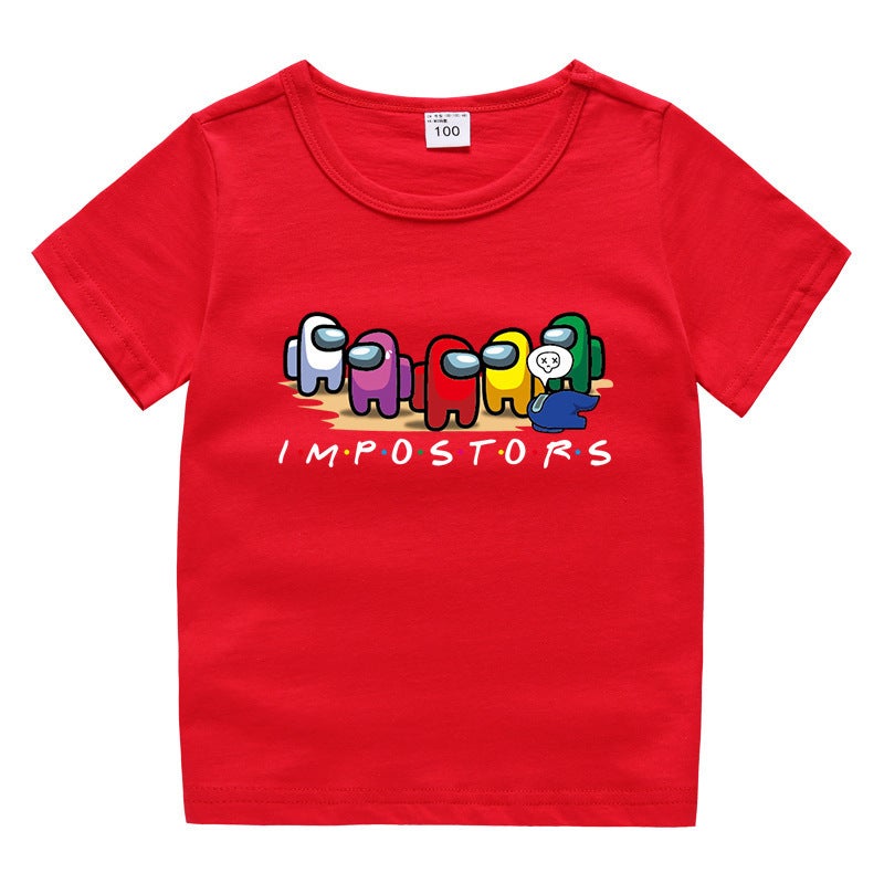 2023 New Children'S Wear Children'S Summer Short-Sleeved T-Shirt Boys And Girls Cotton Base Shirt Baby'S Half-Sleeved T-Shirt Children'S Top - Image 2