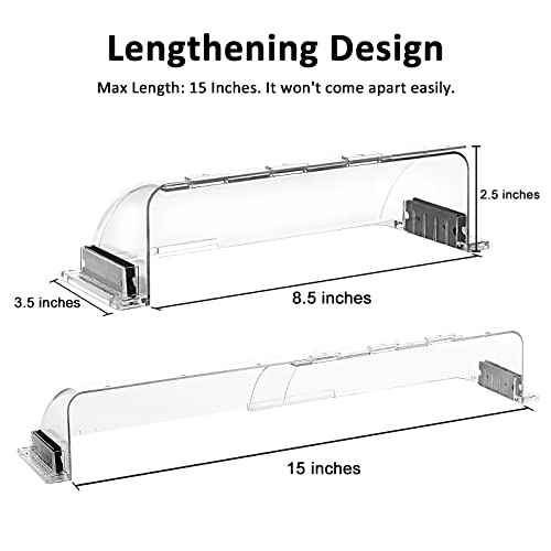 EKOCSIO 6 Pack Magnetic Air Vent Deflector Adjustable Length - Image 3