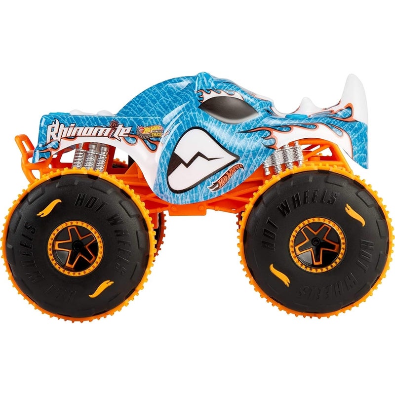 Mattel Games Mattel - Hot Wheels Monster Trucks Rhinomit 1/24 with Remote Control - JBK11 - Image 3