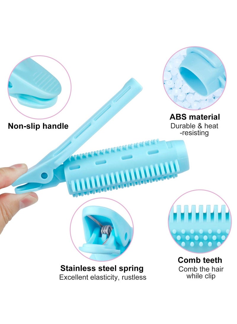 Goolsky 8pcs Fluffy Volume Boosting Hair Root Clips - No-Slip Self-Grip for Instant Bangs & Effortless DIY Hair Rollers, Womens Styling Essential - Image 2