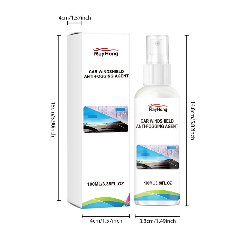 RAYHONG Car Windshield Anti-Fog Agent – Convenient Spray for Defogging and Clearing Windows on Rainy  Days - Image 5