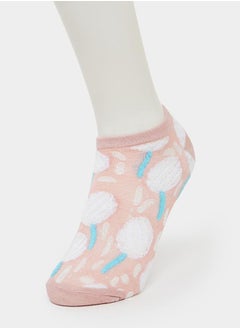 Set Of 5 - Floral Print Ankle Socks - pzsku/Z6A6F721E47350620A60FZ/45/_/1740487912/9e288f6e-eb94-422b-86f7-d773215aa7b9