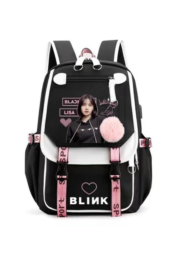 NIBEMINENT LISA Casual Backpack With USB Port For Men And Women  - Image 1