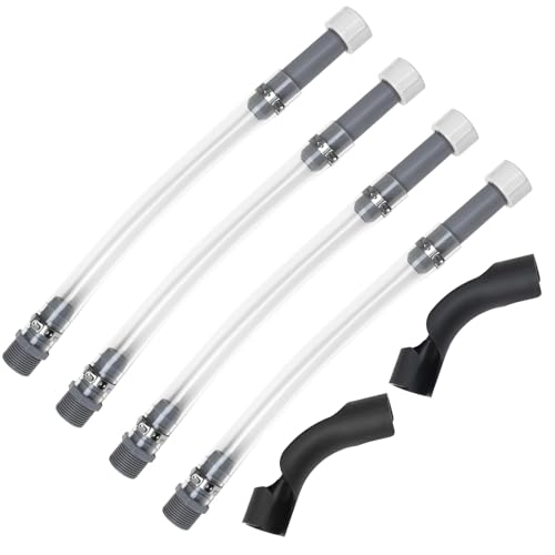 Niwicka VP Gas Can Hose 4 PCS Racing Fuel Jug Hose with 2 PCS Bender Fuel Filler Hoses Suitable for Jegss Racing Fuel Jug 3555 Gallon Gas Cans Motorsport Container - Image 1