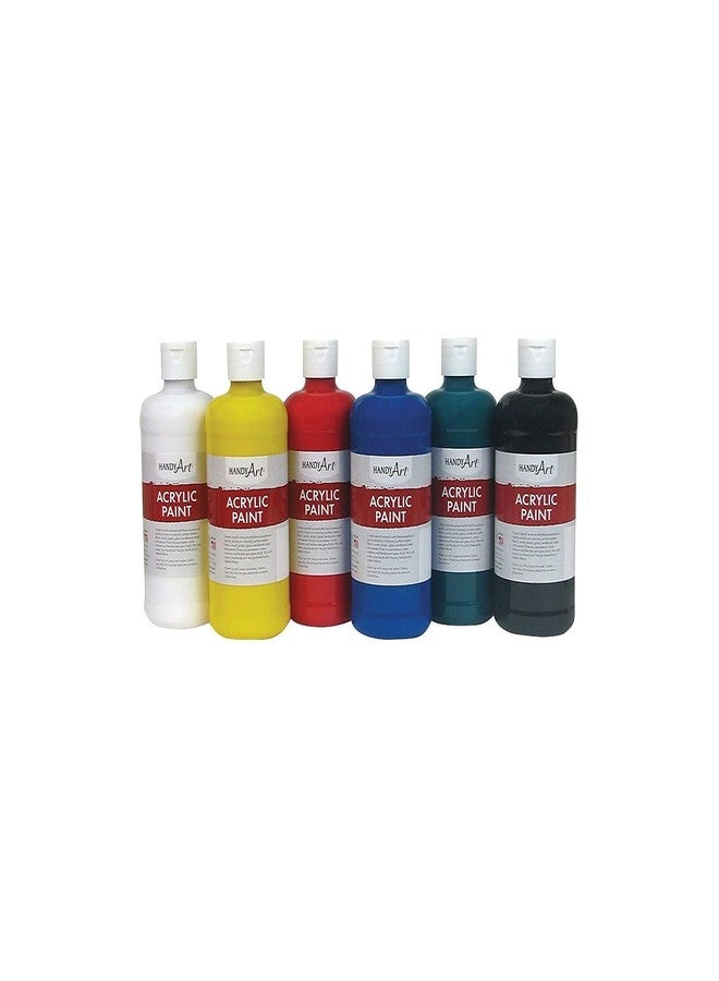 Handy Art Acrylic Paint 16oz 6 Set StudentRPC881055