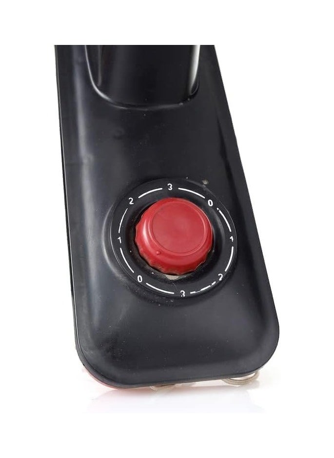 first First One 5 Blade Wall Fan - 18 Inch, Black & Red, 100 Watts  - Image 2