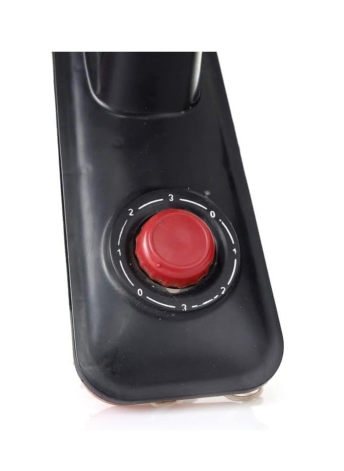 first First One 5 Blade Wall Fan - 18 Inch, Black & Red, 100 Watts  - Image 3