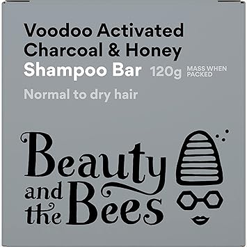Beauty and the Bees Voodoo Bamboo Black Charcoal Shampoo Bar - Image 1