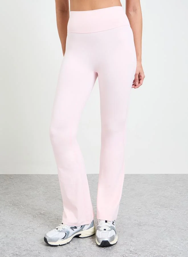 Take Two Pink Flared Yoga Pants