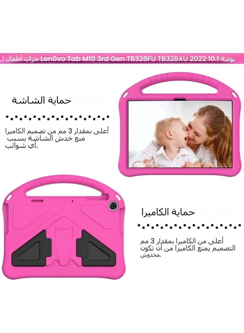 general Kids Case Compatible with Lenovo Tab M10 3rd Gen TB328FU TB328XU 2022 10.1 Inch EVA Foam Table Case Kids Protective Stand Cover Case - Image 2