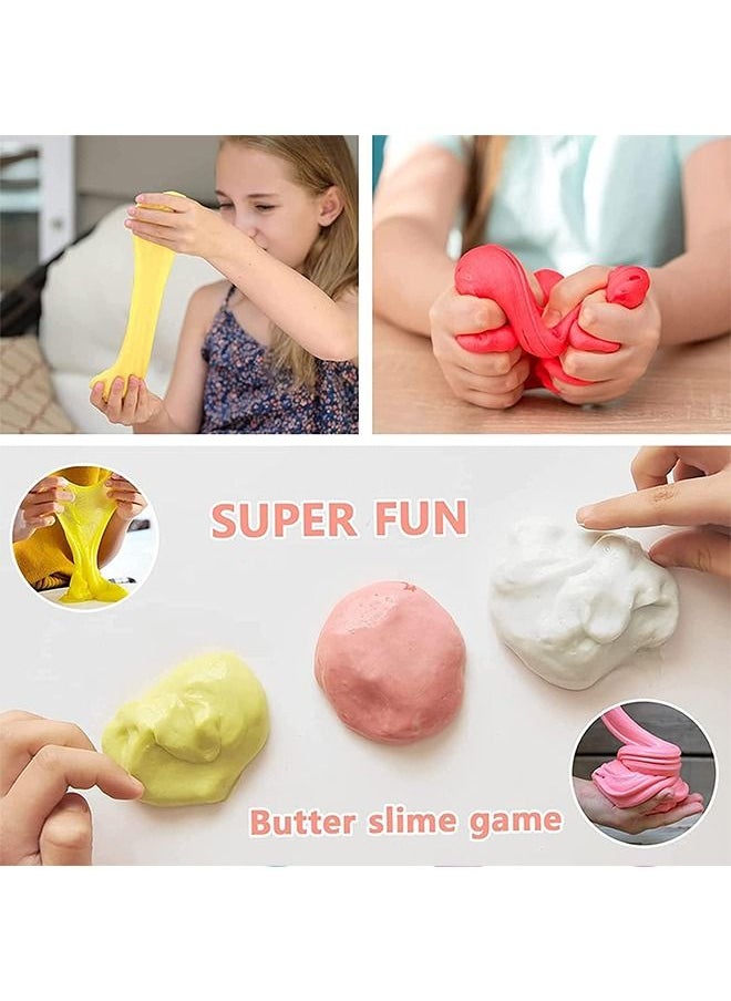 Beauenty 24PC Butter Slime,DIY Putty Slime Toys for Kids,Soft & Non-Sticky,Stress Relief Toy for Girls and Boys Kids over 6 years (style 1)  - Image 3