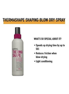 kms Thermashape Shaping Blow Dry Spray For 50% Faster Dry Time 6.7 Oz  - Image 5