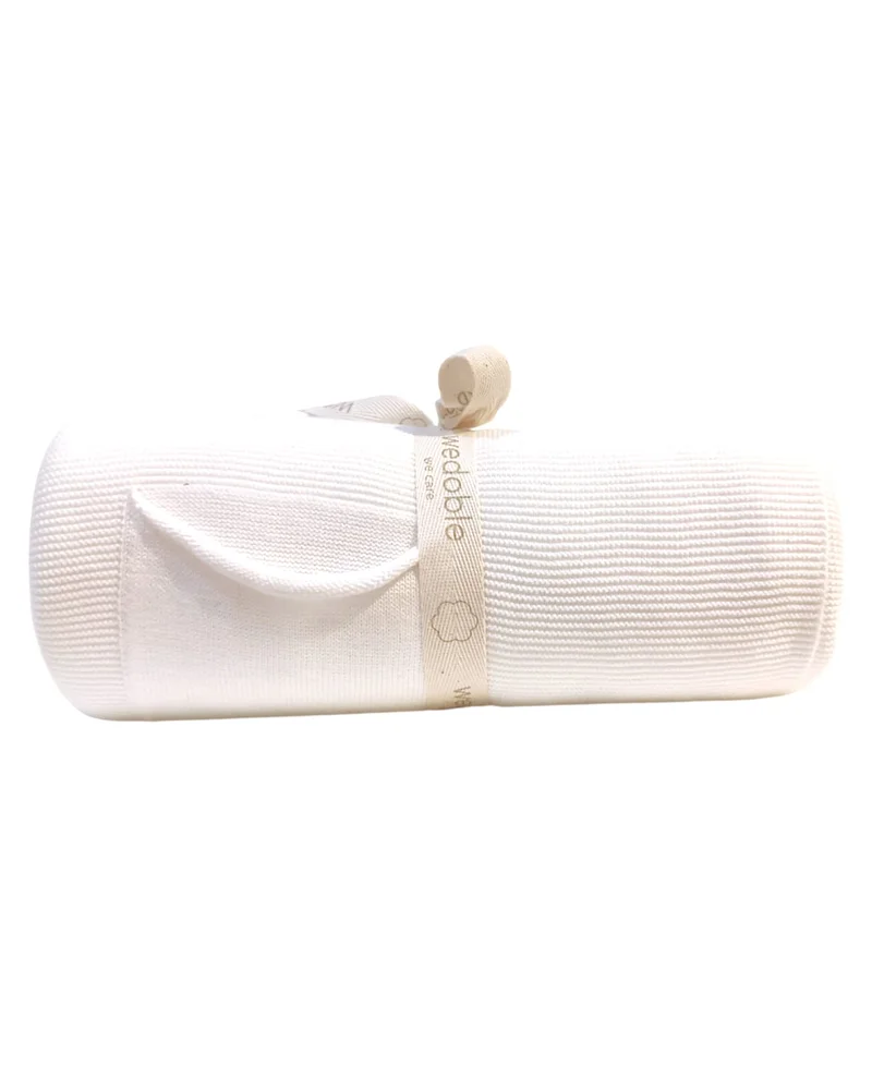Wedoble Organic Cotton Fine Knit Baby Blanket