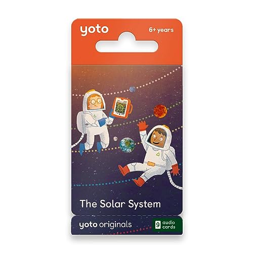 Yoto The Solar System 9 Kids Audiobook Cards for Use with Player Mini Allin1 Audio Device Educational ScreenFree Listening with Fun Stories for Learning Interactive Quizzes Ages 6 - Image 1
