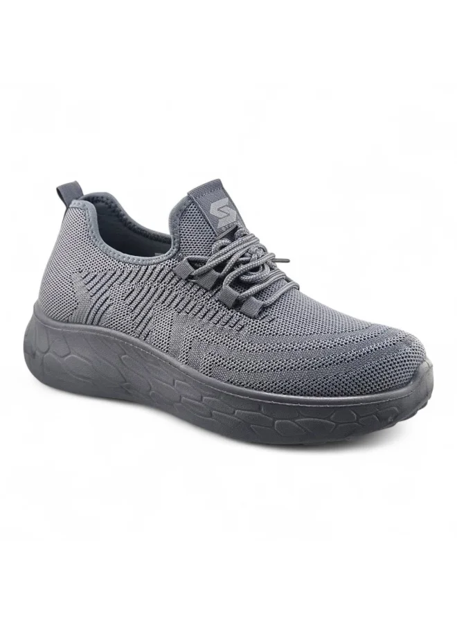 Stone Lightweight Knitted Sneakers