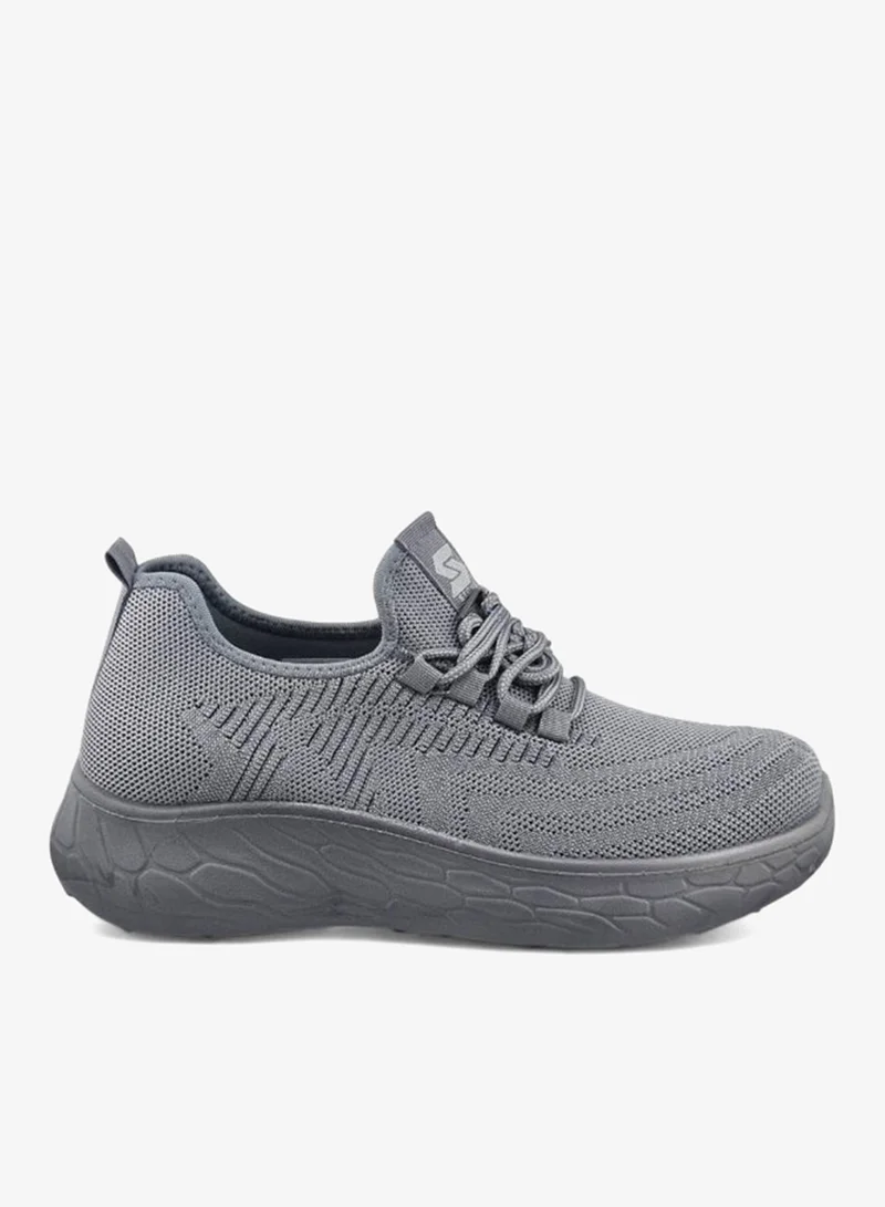 Stone Lightweight Knitted Sneakers