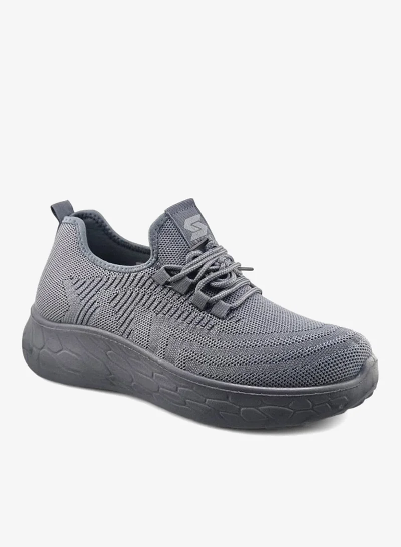 Stone Lightweight Knitted Sneakers