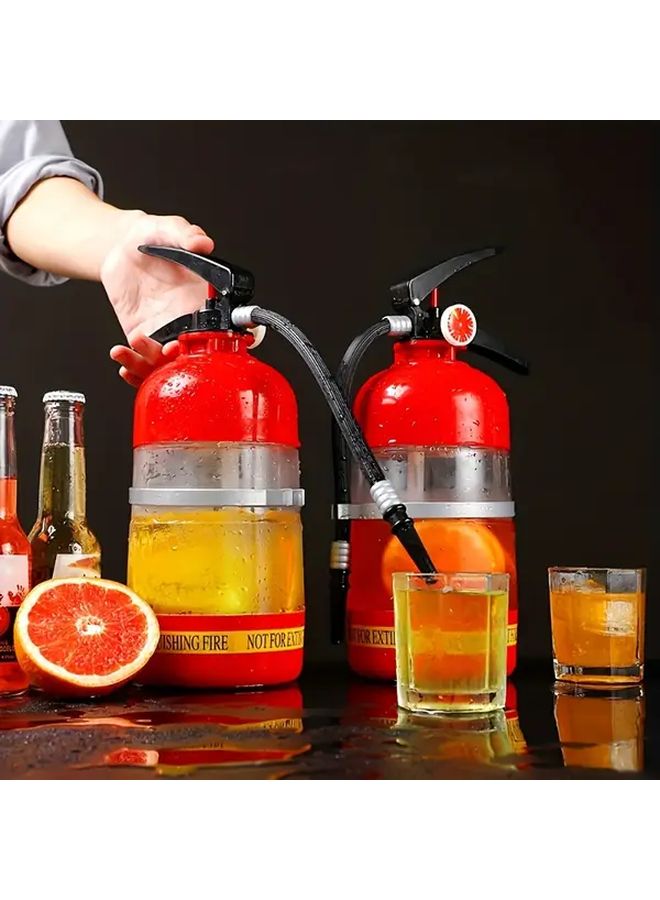 1pc Large Capacity Acrylic Beer Dispenser Fire Extinguisher Design For Parties Bars Restaurants - Image 2