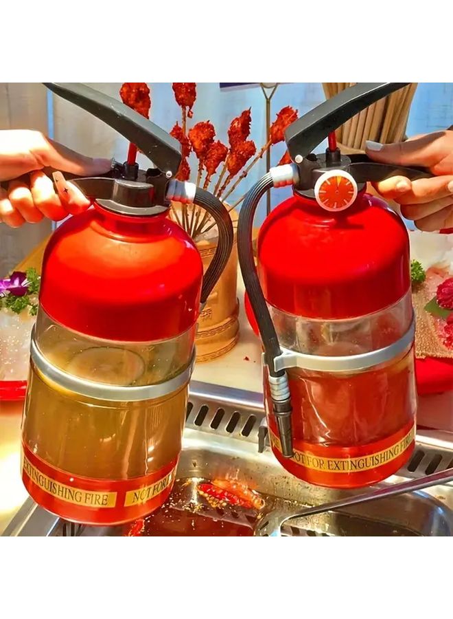 1pc Large Capacity Acrylic Beer Dispenser Fire Extinguisher Design For Parties Bars Restaurants - Image 3