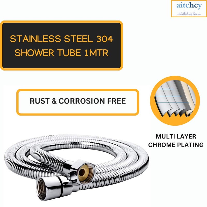 Aitchcy Country ABS Health Faucet Complete Set Jet Spray Set for Toilet ABS Health Faucet Gun with Steel Hose Pipe 1 Meter Hook Set Health Faucet with Hose Pipe Bidet Spray Set for Bathroom - Image 4