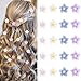 YISSION Mini Flower Hair Clips - Cute Lily Hair Pins and Barrettes for Girls, Women (Wedding, Bridal Hair Accessories, 20 Pcs, 4 Colors) - Image 2