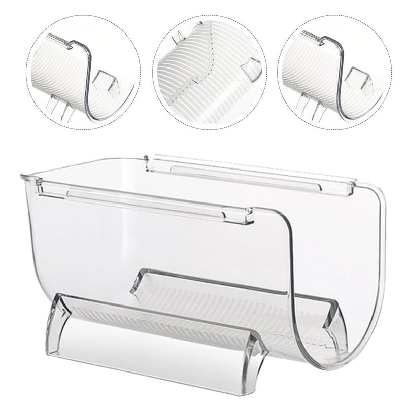 8Pcs Stackable Clear Wine Rack Desktop Display Holder Stable Stand For Collectors - Image 5