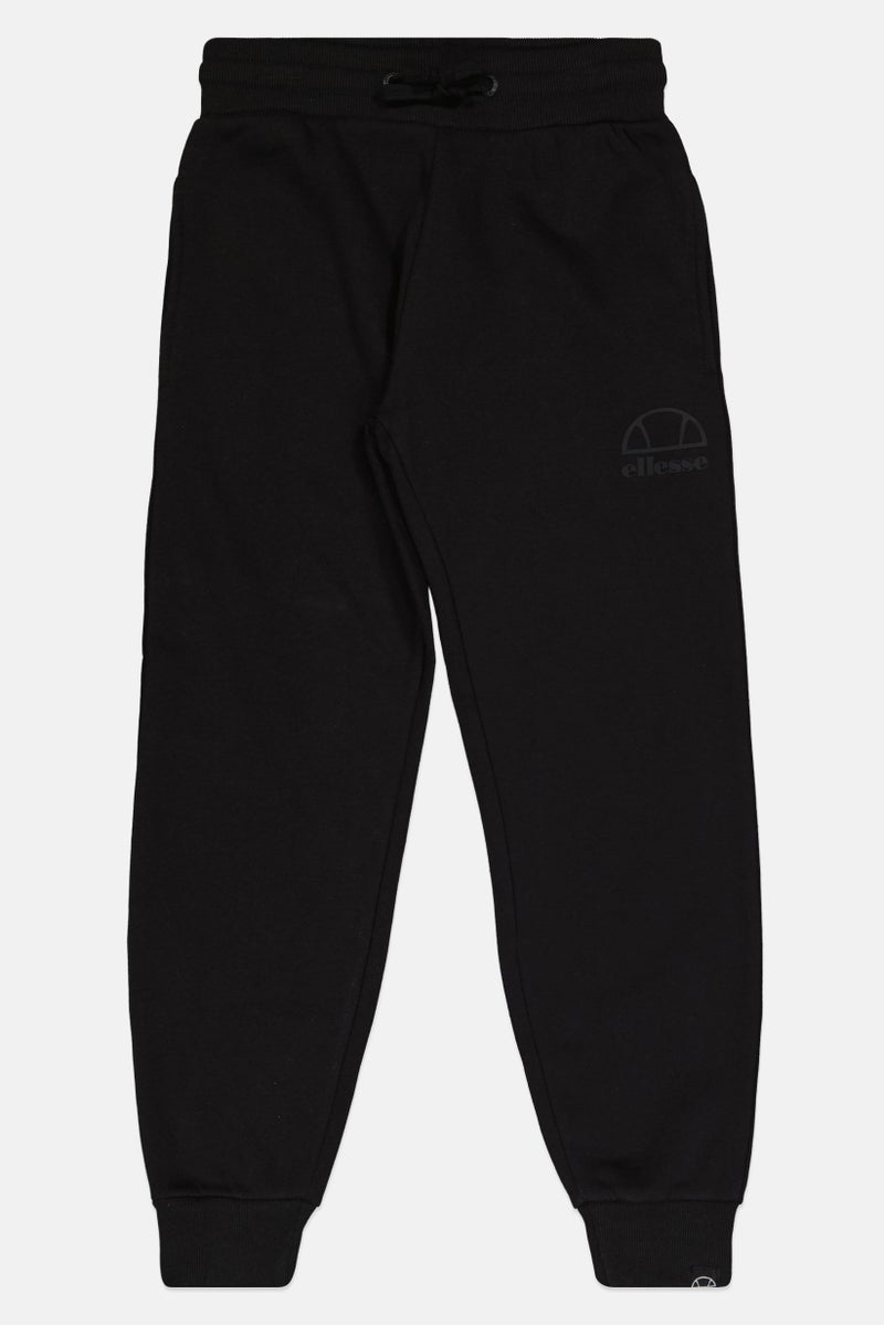 Ellesse Kids Boy 2 Pieces Brand Logo Hoodie And Jogger Pants Set, Black - Image 4