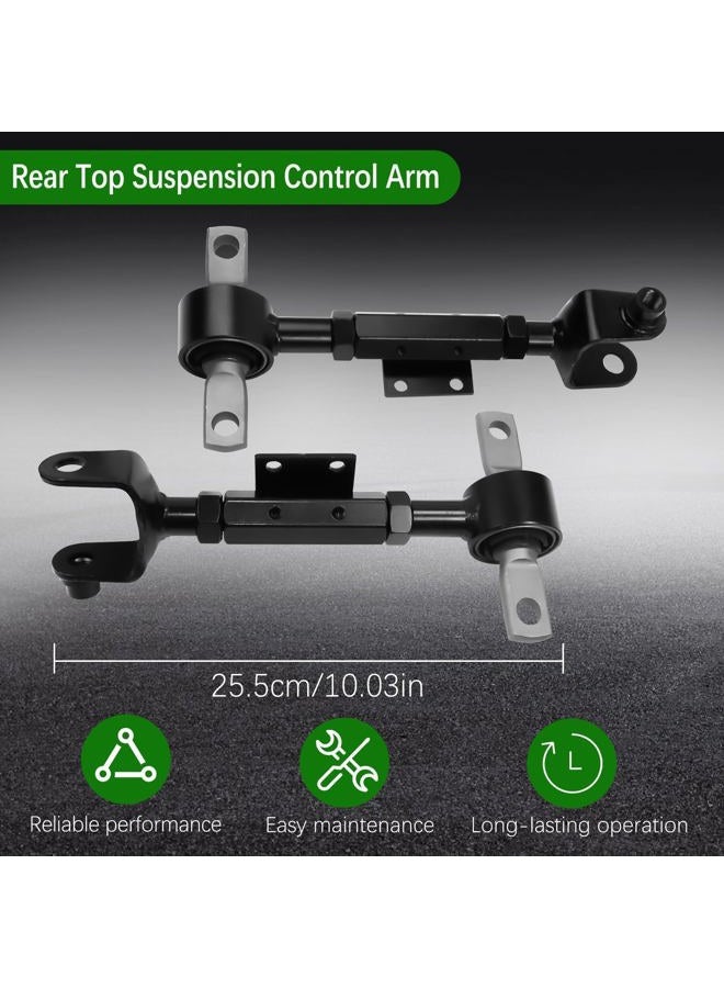 MINETPS 2Pcs 52390-S5A-A01 Rear Top Suspension Control Arm Fit for Honda Civic/Acura RSX EL 2001 2002 2003 2004 2005 2006, Adjustable Alignment Suspension Camber Control Arms Kit (Right and Left Side) - Image 2
