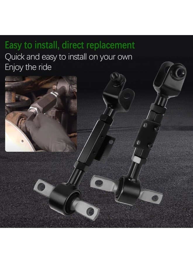 MINETPS 2Pcs 52390-S5A-A01 Rear Top Suspension Control Arm Fit for Honda Civic/Acura RSX EL 2001 2002 2003 2004 2005 2006, Adjustable Alignment Suspension Camber Control Arms Kit (Right and Left Side) - Image 4