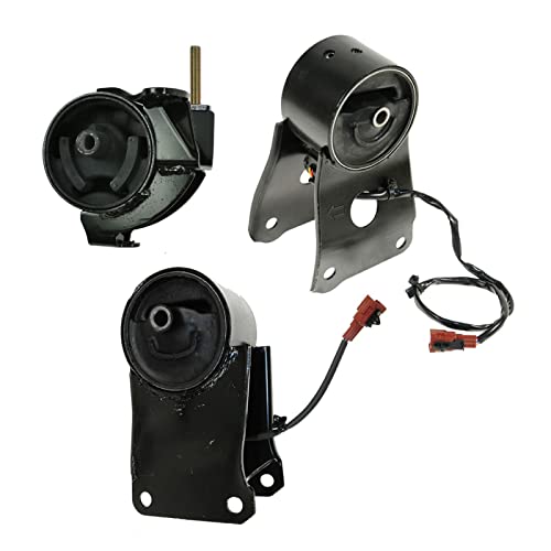 TRQ Engine Mount Set Compatible with 1996-1999 Infiniti I30 1995-2001 Nissan Maxima - Image 1