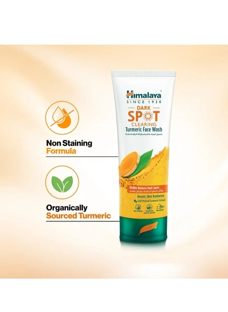 Himalaya - Dark Spot Clearing Turmeric Face Wash 100ml - Image 1