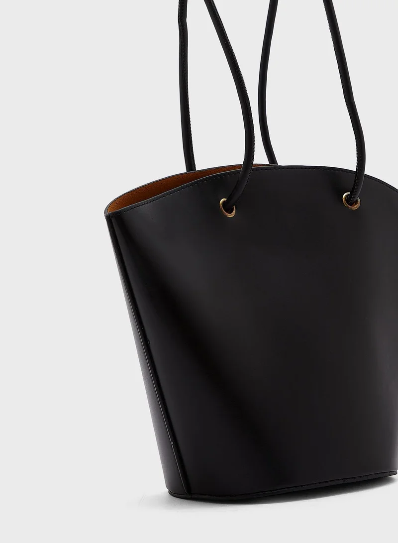 ELLA Minimal Bucket Tote Bag