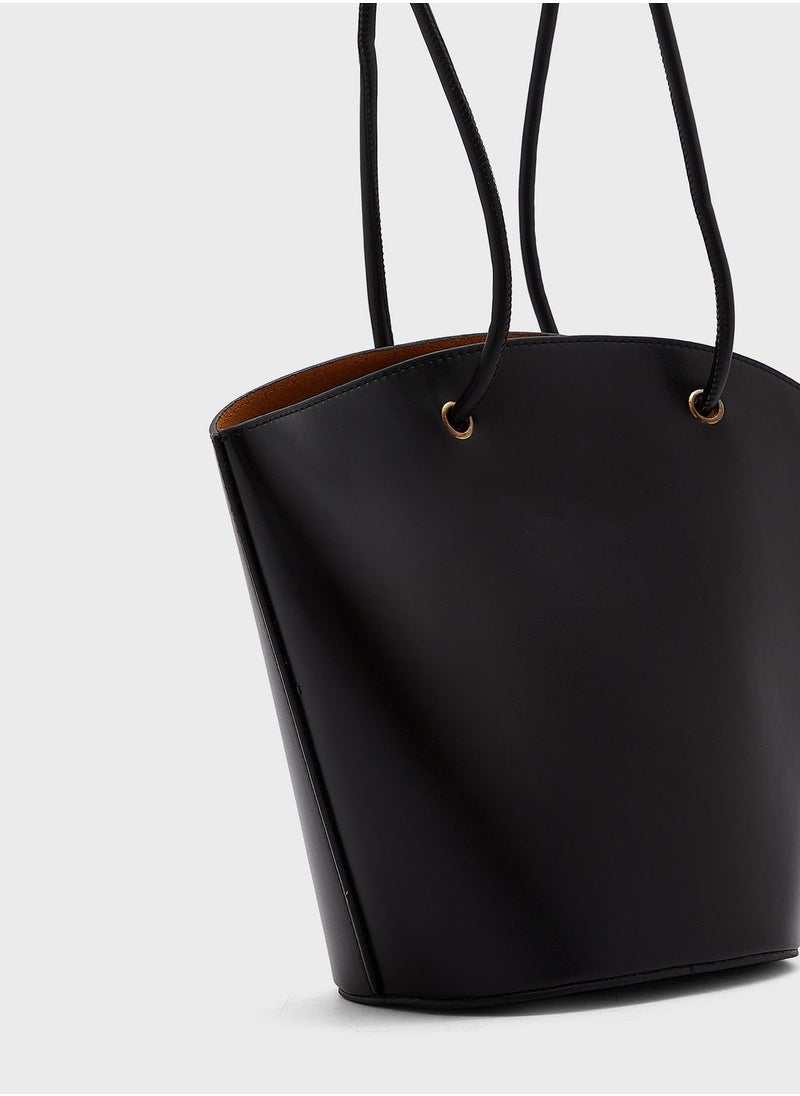ELLA - Minimal Bucket Tote Bag - Image 1