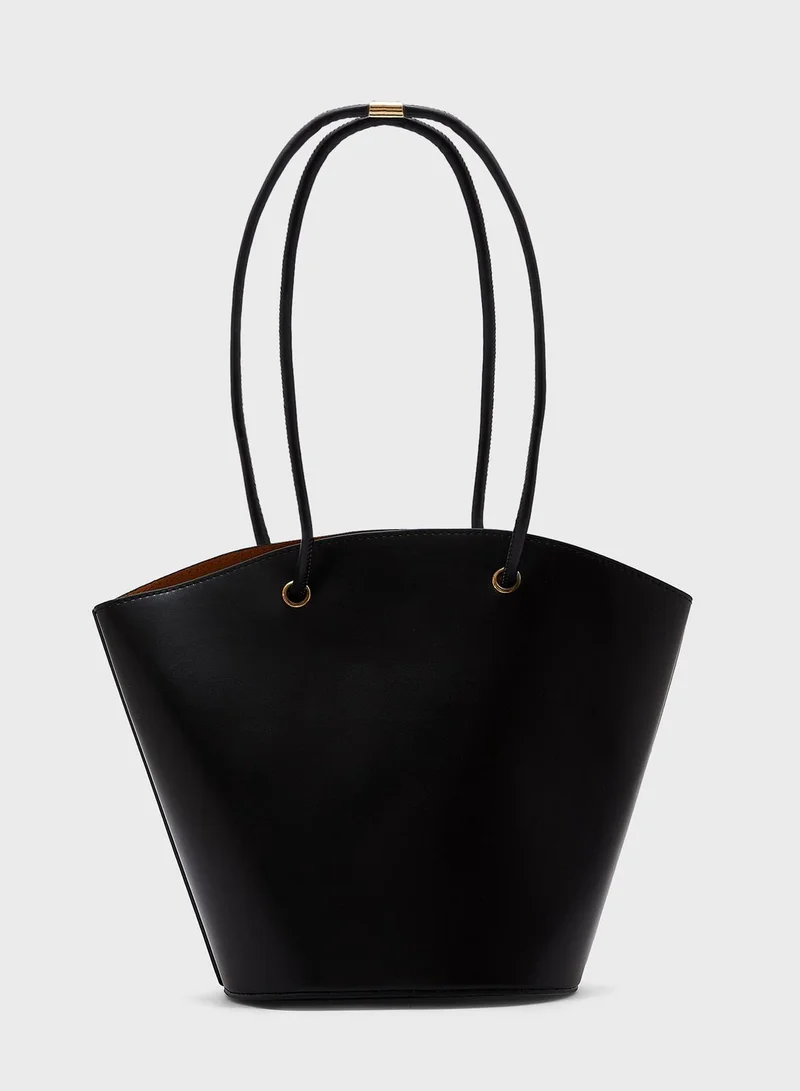 ELLA Minimal Bucket Tote Bag