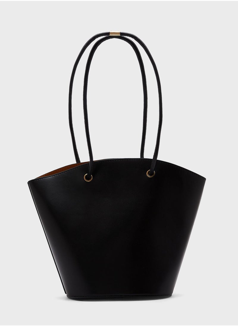 ELLA - Minimal Bucket Tote Bag - Image 1