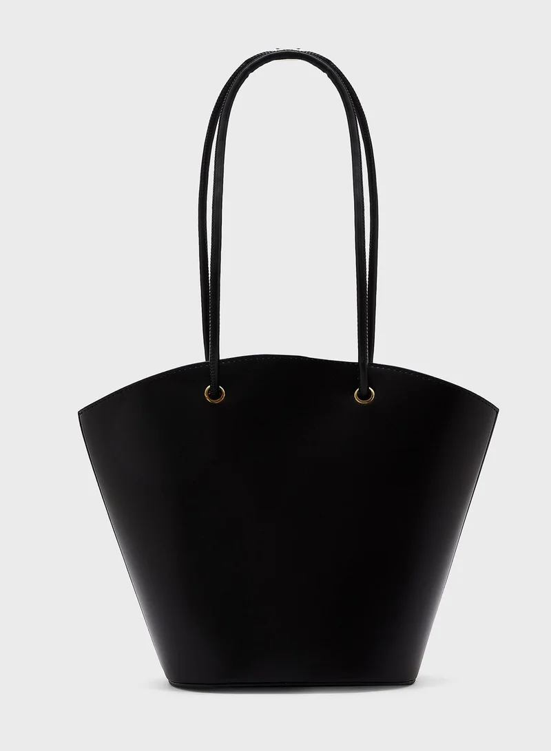 ELLA Minimal Bucket Tote Bag